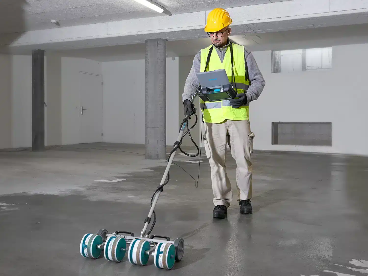 Non-Destructive Structural Survey at Lostock Ground penetrating radar is an integral part of our non-destructive testing regimen