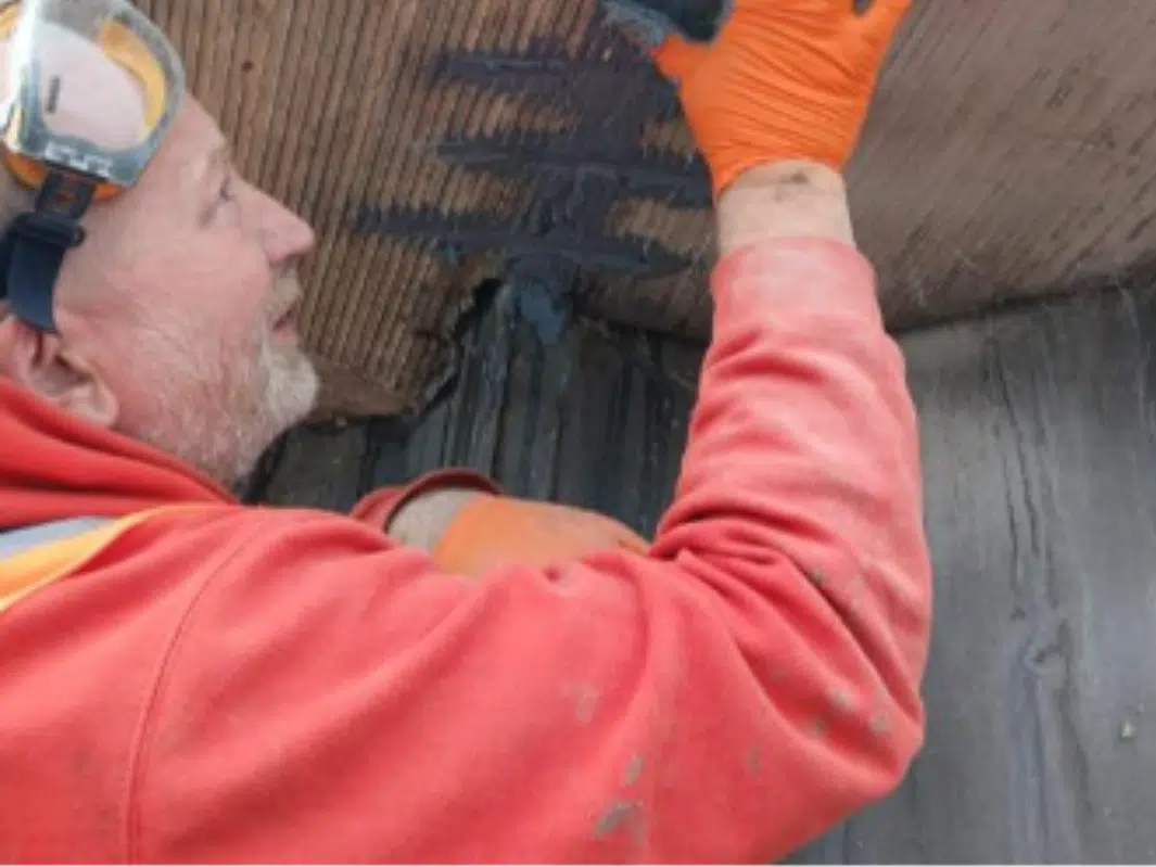 Expert Resin Injection in Birmingham, the west midlands Resin Injection Expert in Birmingham carrying out a Resin Injection and Carbon Fibre fix