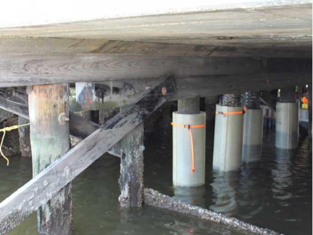 Non-Corrosive Structural Repair for Timber Piles_Structural Repairs London