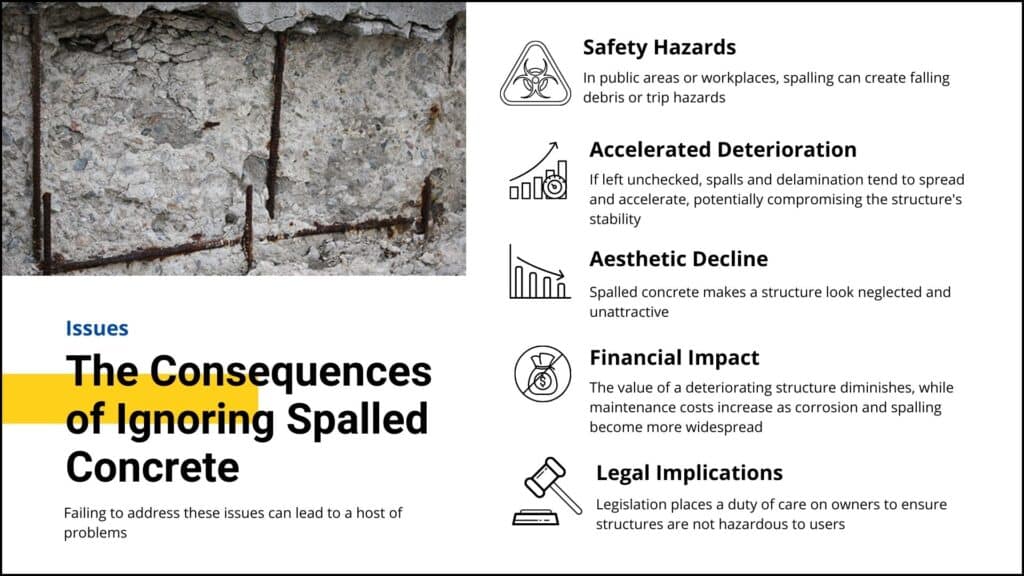 The Consequences of Ignoring a Spalling Concrete_Structural Repairs