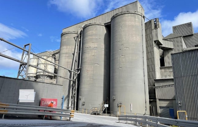 Structural Repairs' HB1 Wall Climbing Robot conducting concrete testing on 1960s cement silo