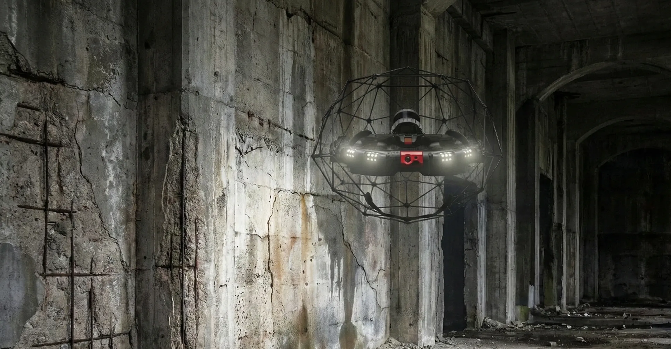 Non-Destructive Testing (NDT) survey for a utility company using the Elios 3 drone in confined spaces. Suitable for nuclear, defence and power applications