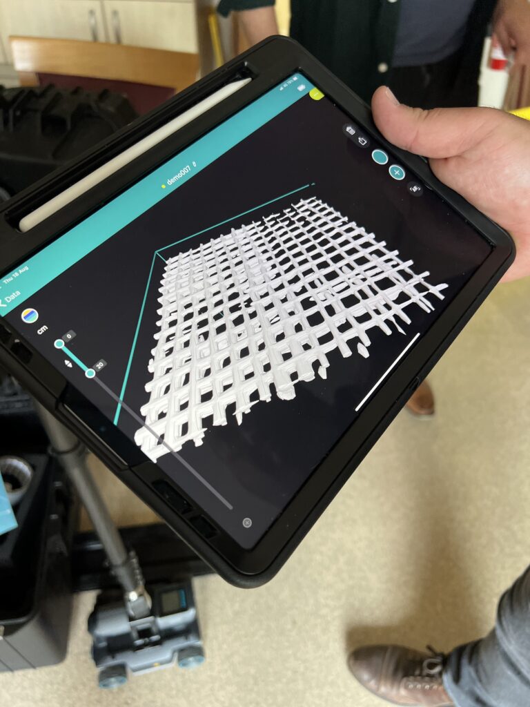 concrete scanning device