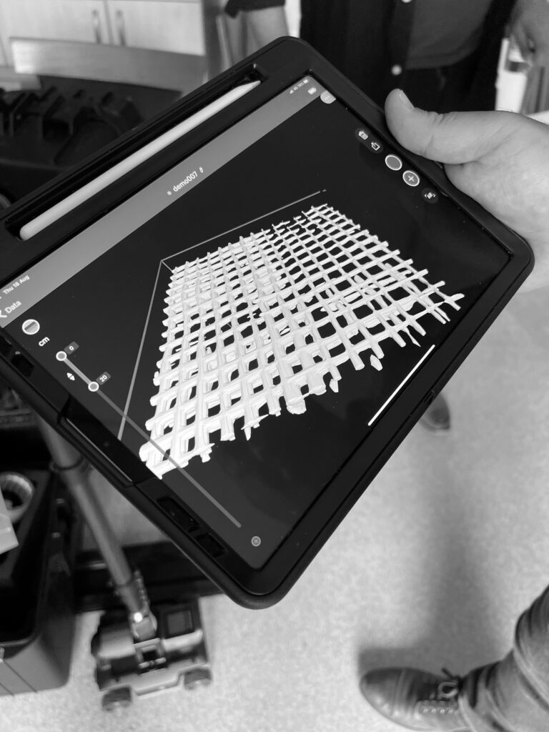 concrete scanning device