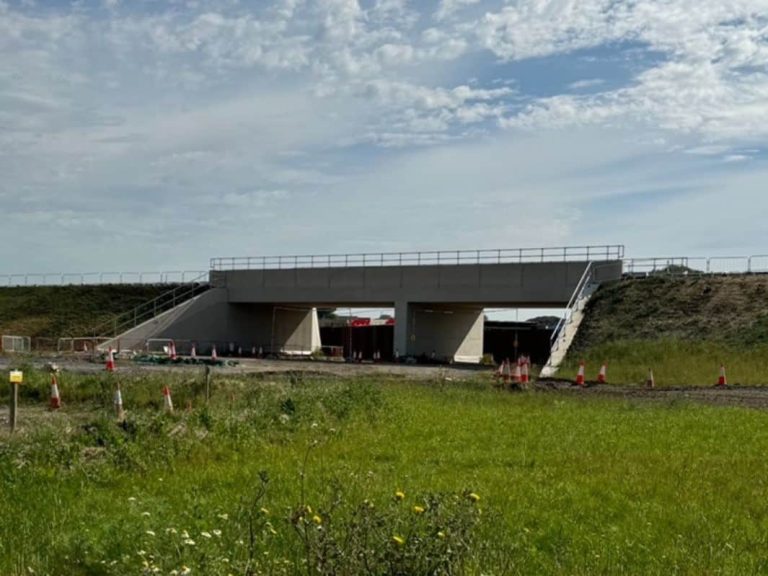 Concrete Reconstruction Nearing Completion on HS2 Railway Bridge