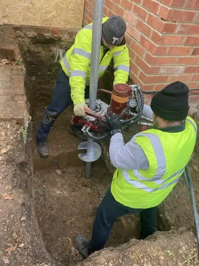 Ground engineering: Screw Piling and Ground Stabilisation using screw piles
