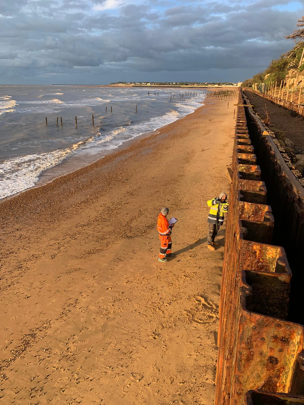 Seawall repairs in Folkestone, Kent Seawall repairs in Folkestone, Kent