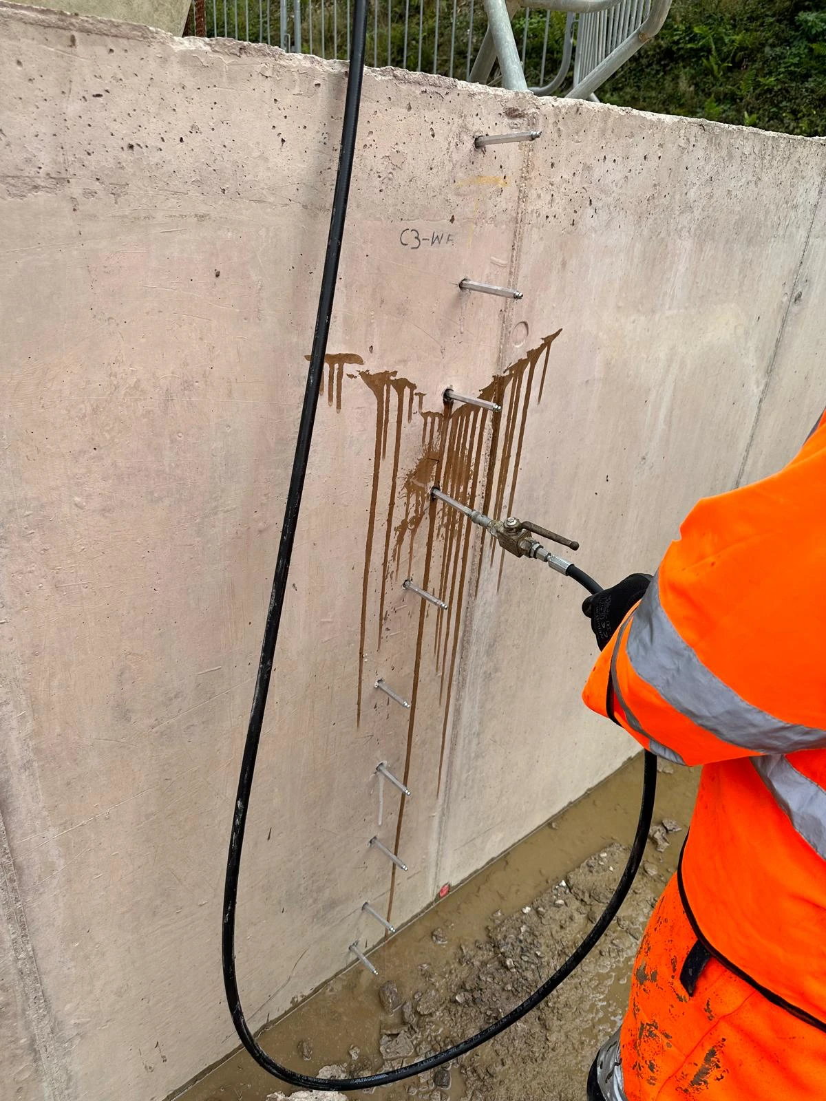 Using scanning and Structural Resin Injection, Leaks can be sealed deep within the concrete