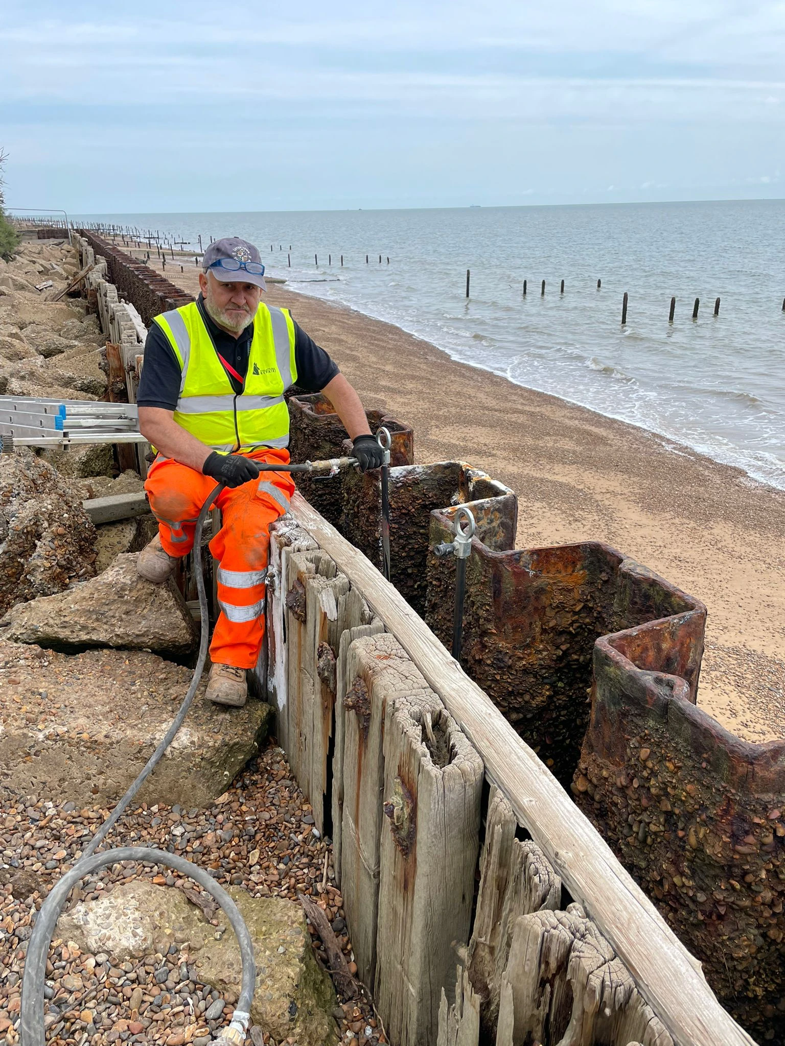 Cementitious grouting at Bawdsey Manor