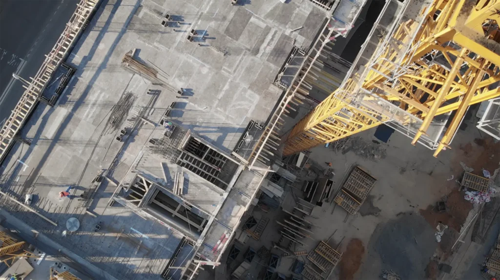 Building site from above – Structural Repairs