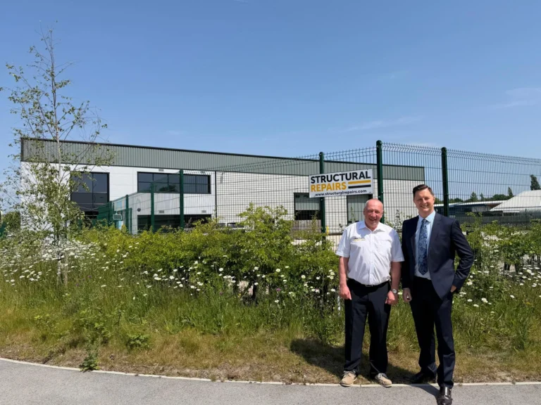 The new Doncaster, Structural Repairs facility - Roger Line and Lee Pitcher MP