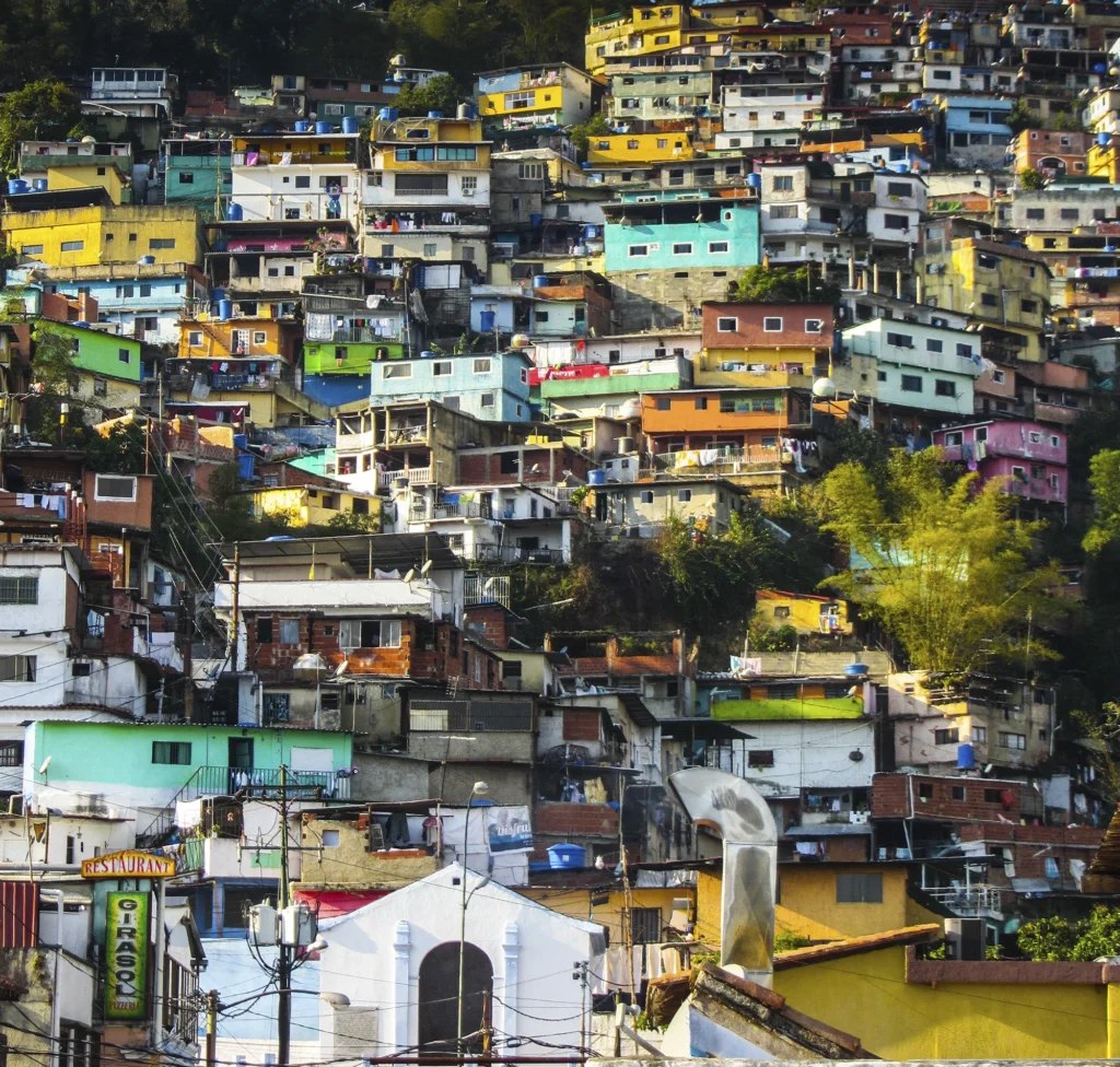Picturesque but vulnerable, the hastily built cityscape of Caracas, Venezuela
