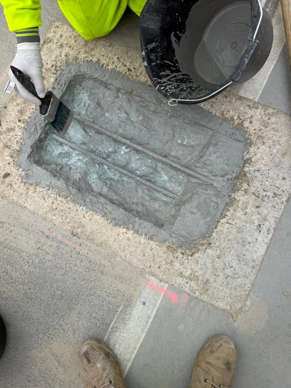 Heathrow Airport: Car Park Structural Life Extension Heathrow airport - Applying a polymer-modified slurry to reinstate the alkaline passivating layer and halt active electrochemical corrosion